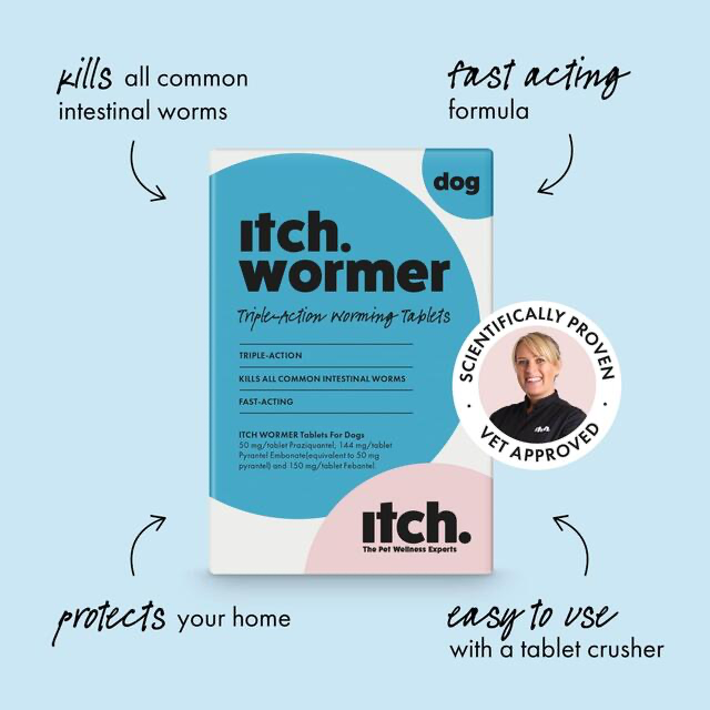 Itch - Wormer - worming tablets x 2 image 0