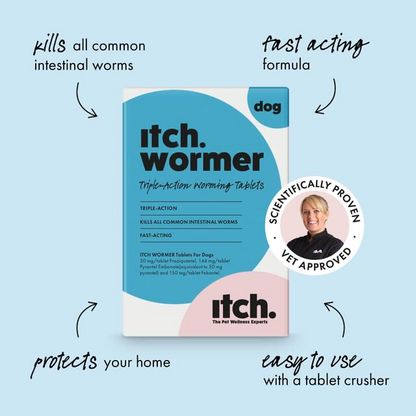 Itch - Wormer - worming tablets x 2 image 0