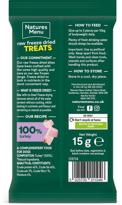 Natures Menu - Raw Freeze Dried Treats - 15g image 8