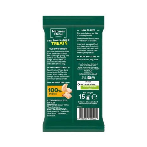 Natures Menu - Raw Freeze Dried Treats - 15g image 2