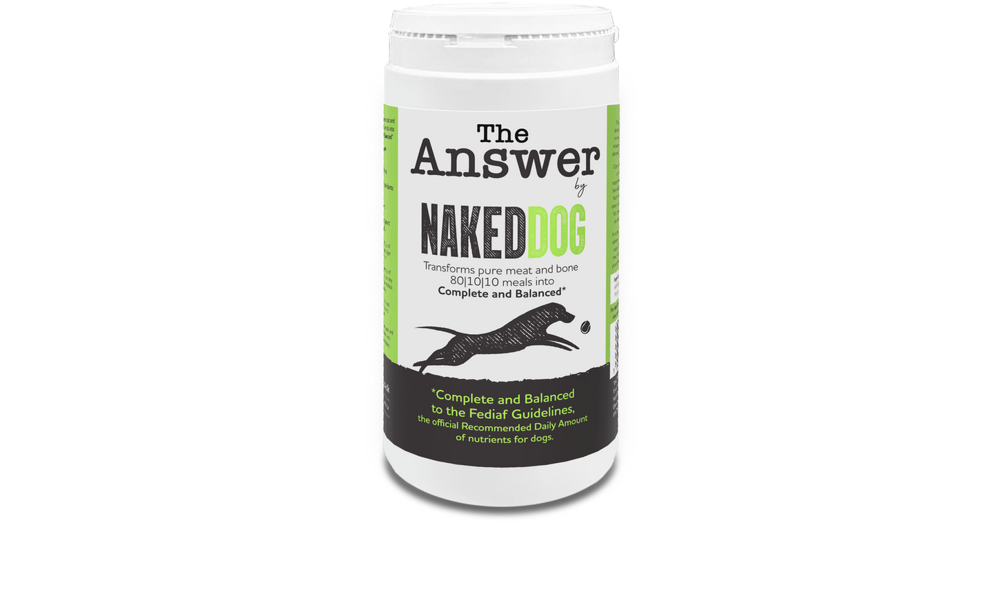 Naked dog - the answer raw food supplement - 500g image 0