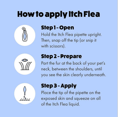 Itch - flea and tick spot on  x 3  image 2