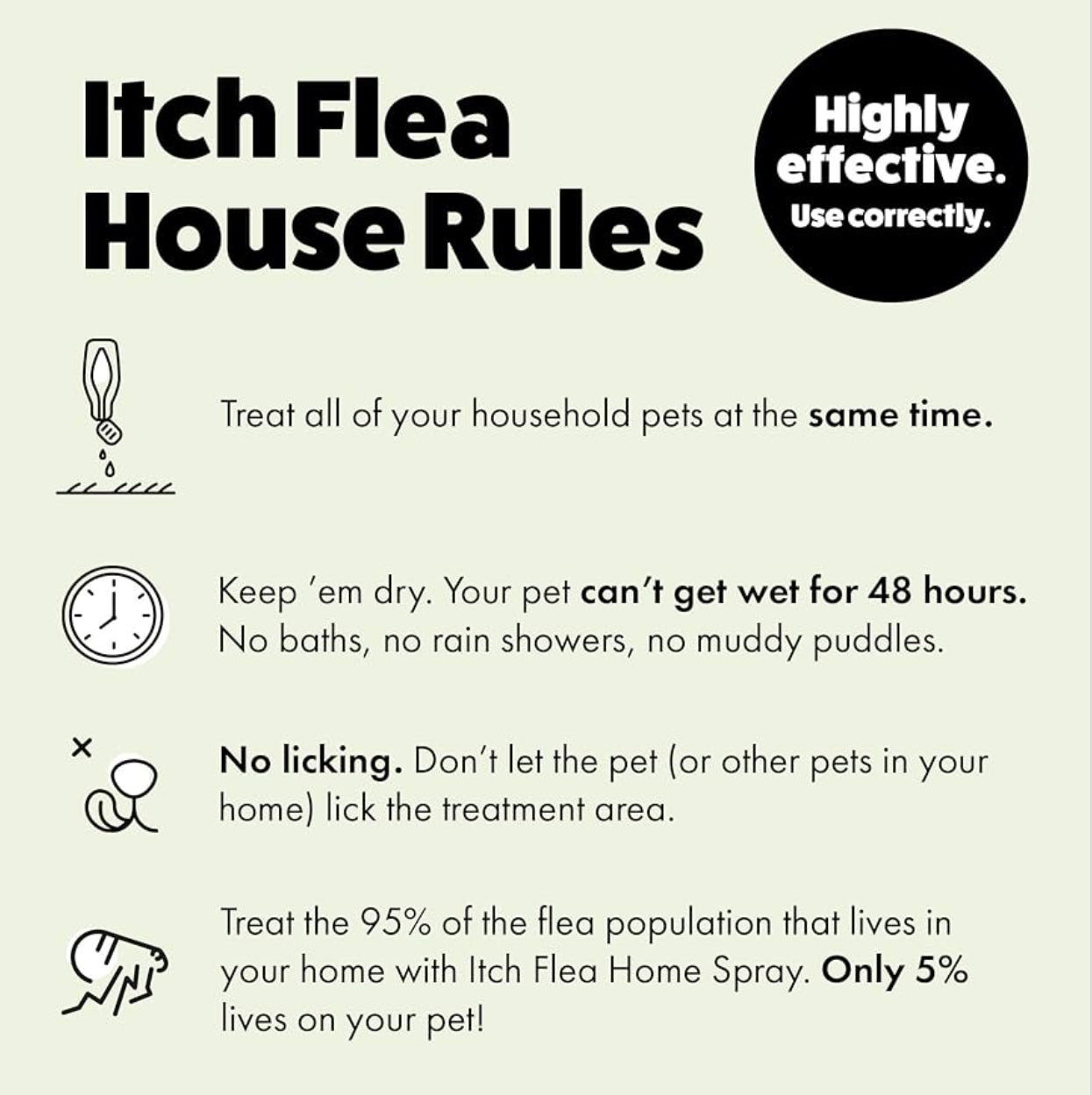 Itch - flea and tick spot on  x 3  image 4