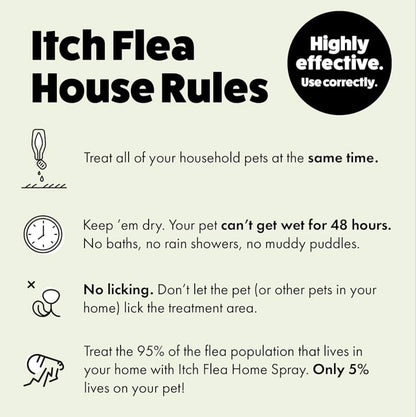 Itch - flea and tick spot on  x 3  image 4