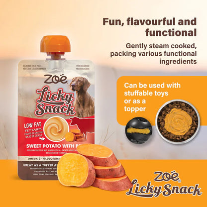 Zoe Licky Snack Smooth Dog Treat Paste