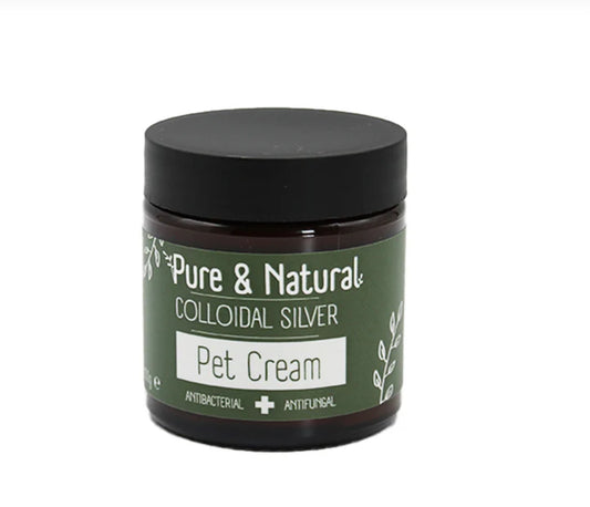 Pure & natural Colloidal Silver Antifungal Pet Cream 100g image 0