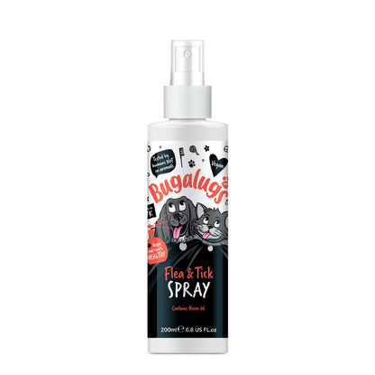 Bugalugs - Flea & Tick Spray with Neem Oil for Dogs & Cats 200ml image 0