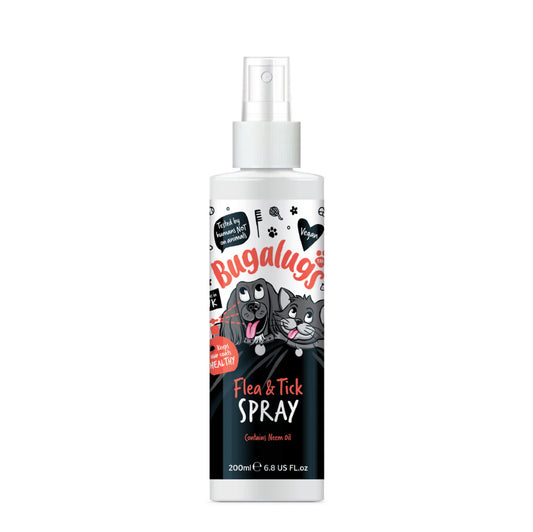Bugalugs - Flea & Tick Spray with Neem Oil for Dogs & Cats 200ml image 0