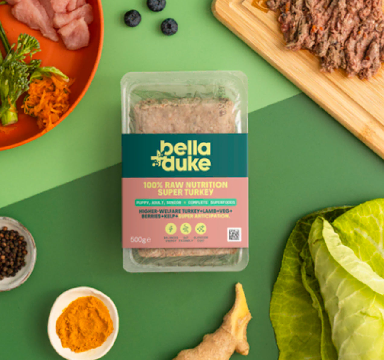 Bella & Duke - Superfoods - Full Life Stage - 500g - Raw Dog Food image 0