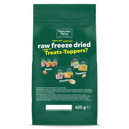 Natures Menu - Raw Freeze Dried Dog Food 625g image 1