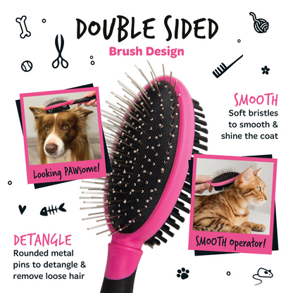 Bugalugs 2 in 1 Double Sided Grooming Brush image 4