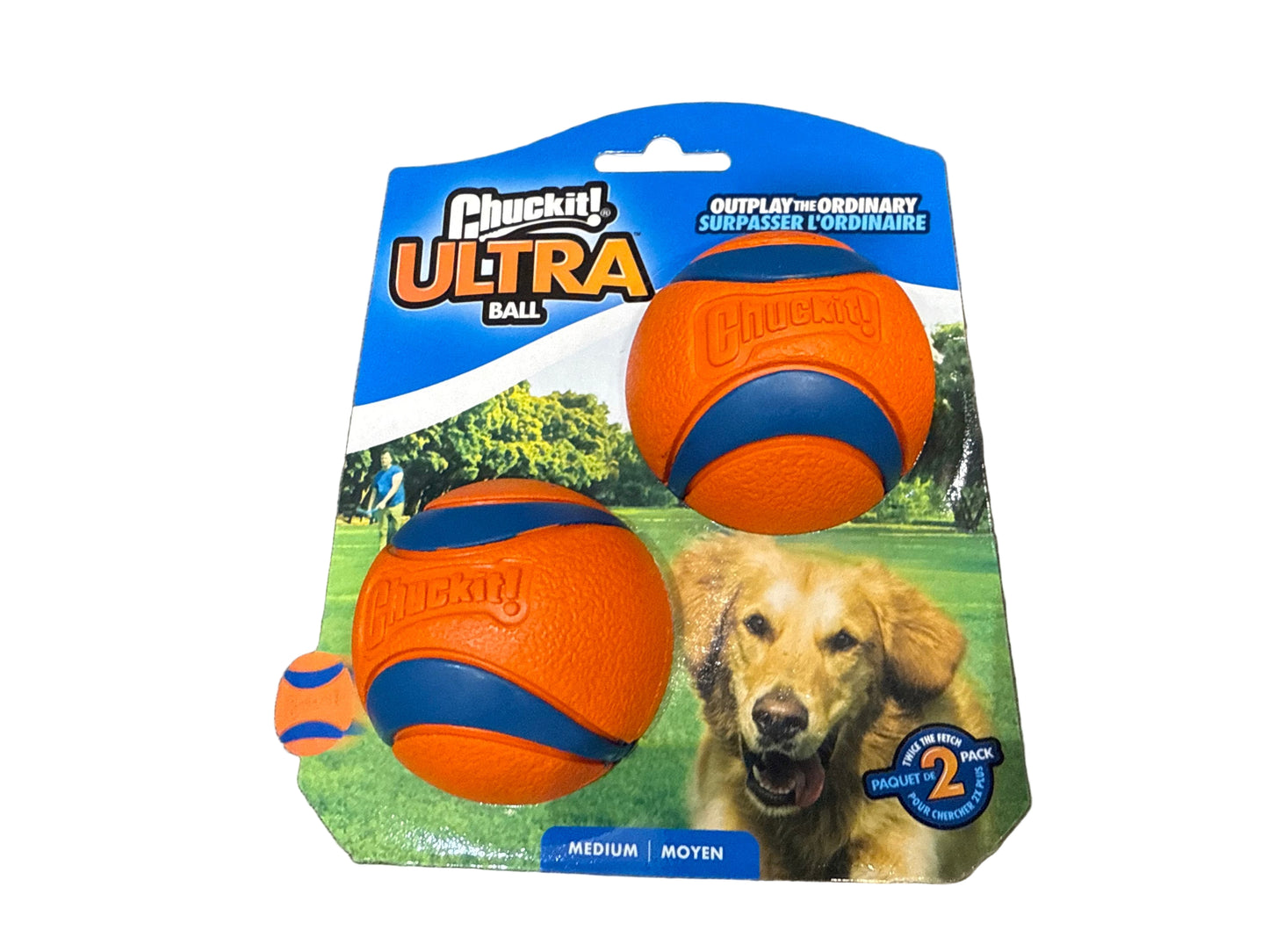 Chuck it ultra ball medium 2pk image 0