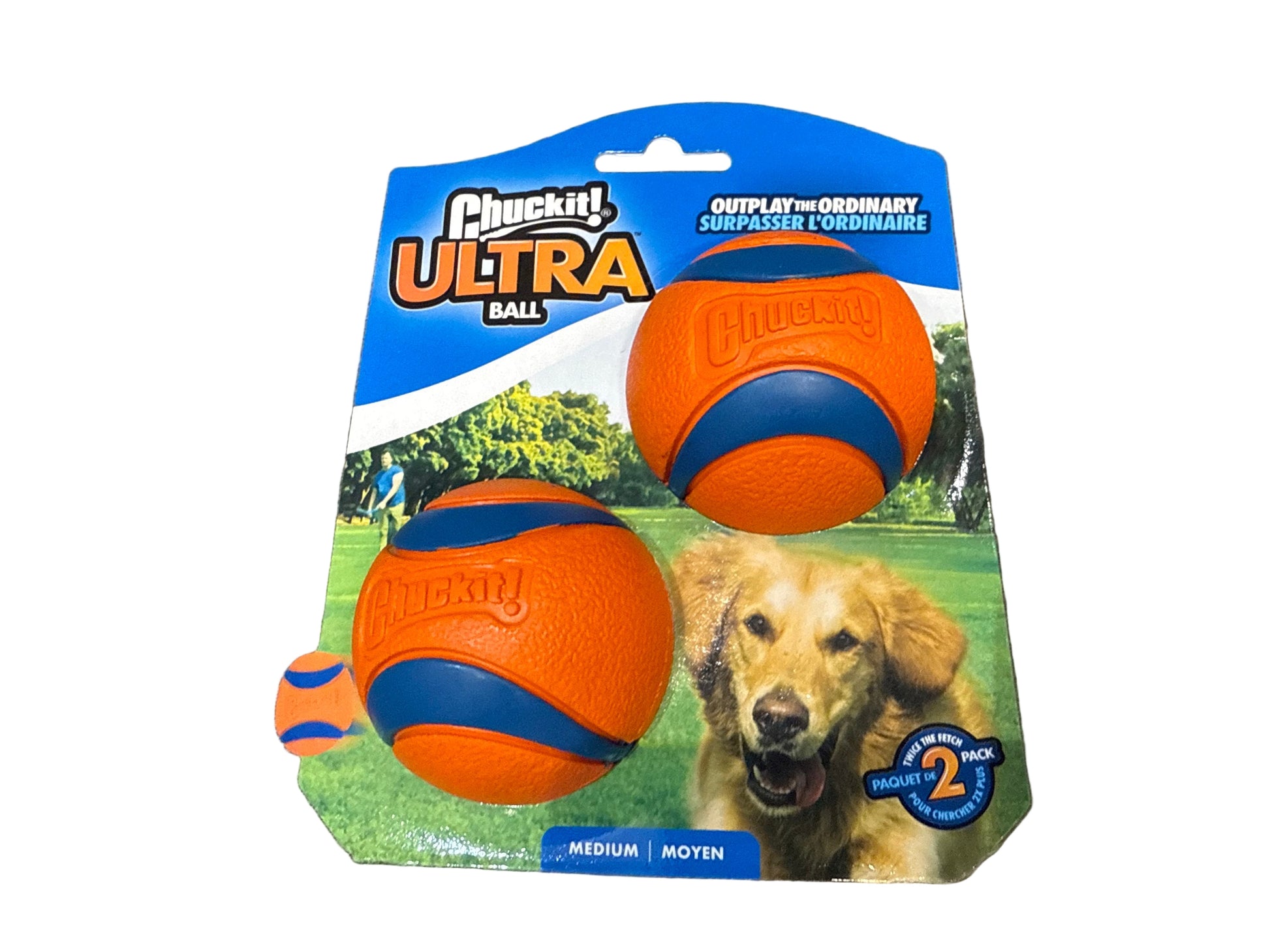 Chuck it ultra ball medium 2pk image 0