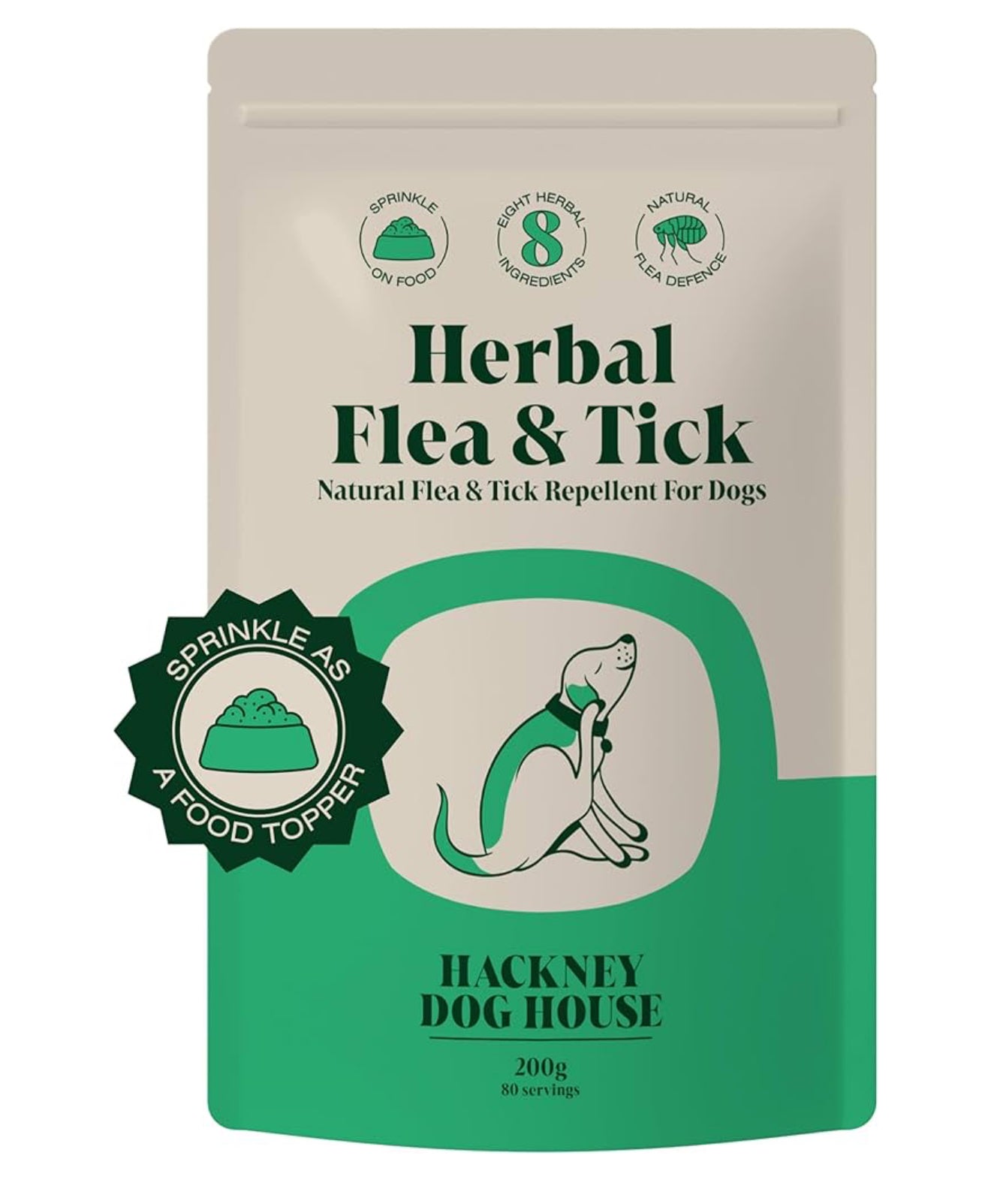 Hackney Dog - Flea and Tick Natural Repellent 200g image 0