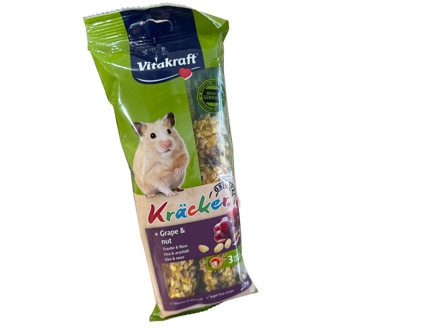 Vitakraft Kracker grape and nut for hamster and gerbils