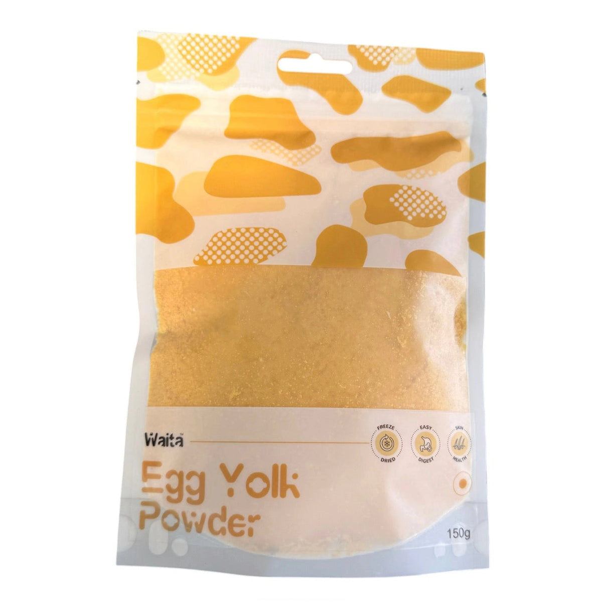 Waita Freeze Dried Chicken Egg Yolk Powder 150g – available from Woofingtons