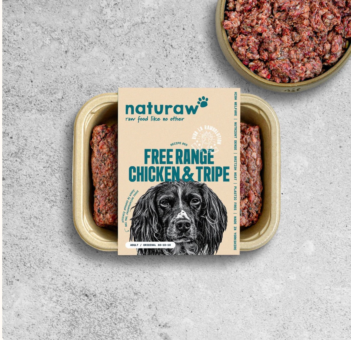 Naturaw Original 80/10/10 Raw Dog Food 500g