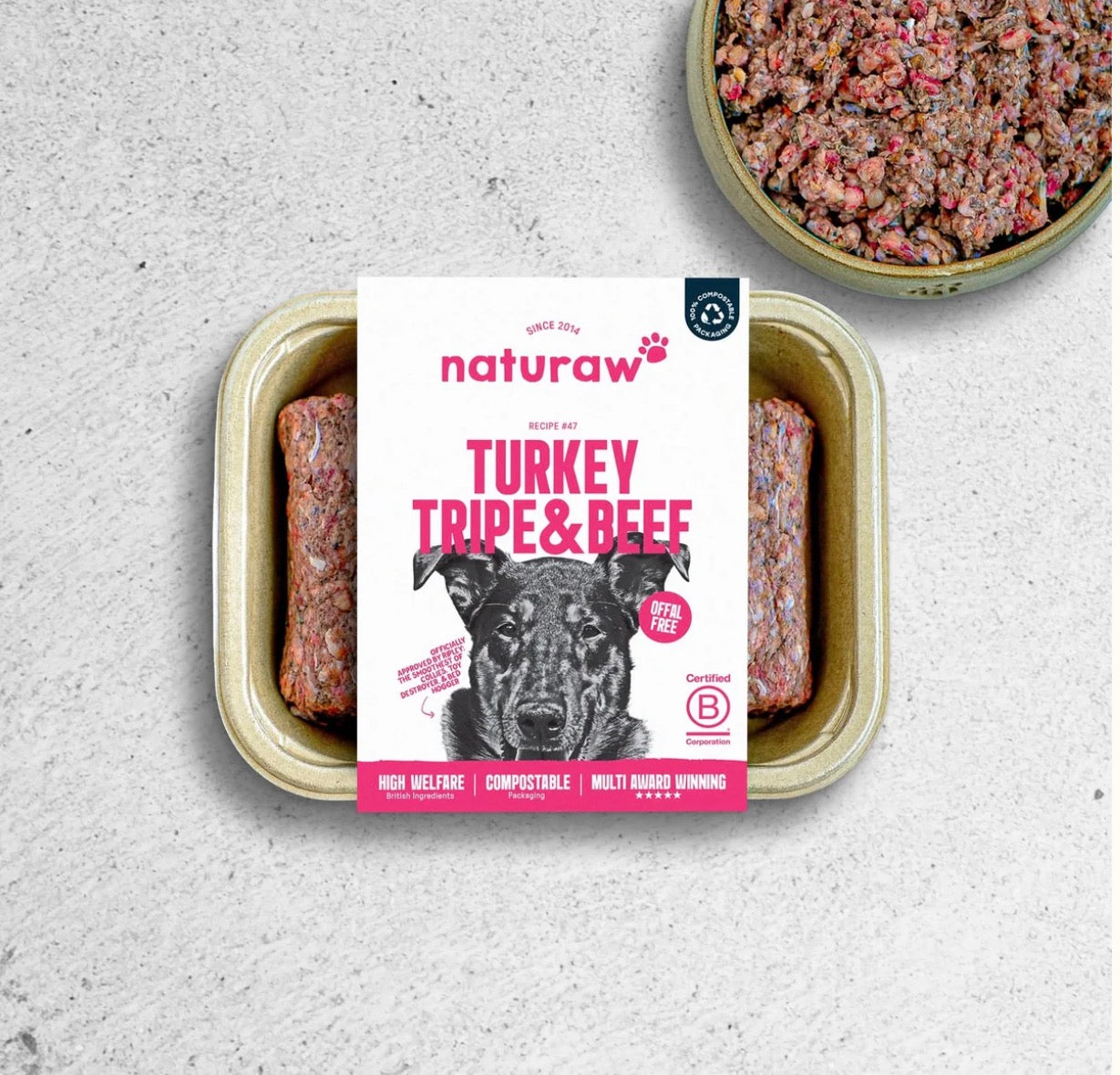 Naturaw Original 80/10/10 Raw Dog Food 500g