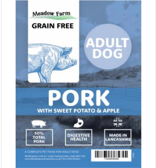 Meadow Farm - Pork with Sweet Potato & Apple - Adult Dog Food