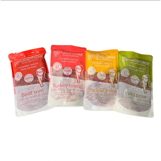Purrform Fresh Deli Gently Steamed Cat Food 300g – available from Woofingtons