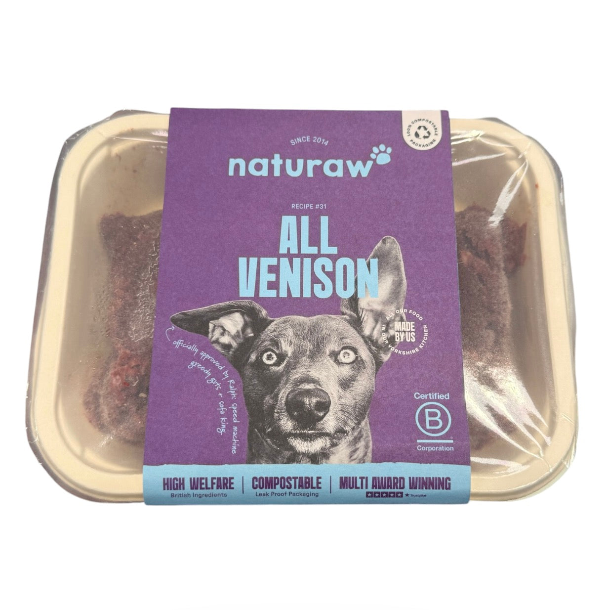 Naturaw Original 80/10/10 Raw Dog Food 500g