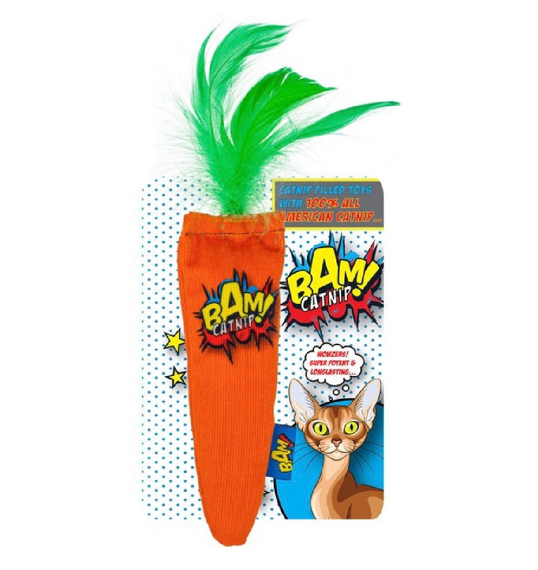BAM Catnip Veg Themed Toy
