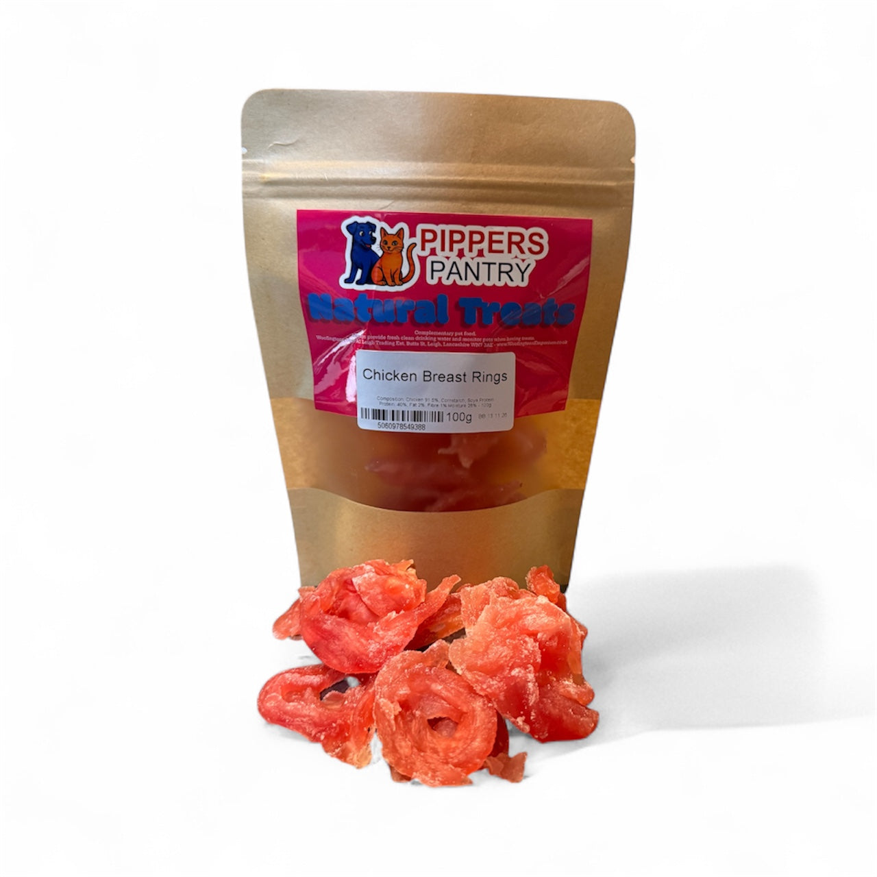 Pippers Pantry - Chicken Breast Rings 100g