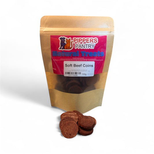 Pippers Pantry - Soft Beef Coin 100g