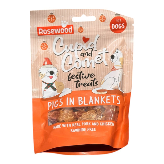 Cupid and comet - Pigs in blankets - Christmas treats - 100g