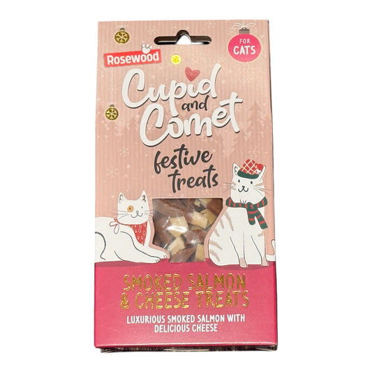 Cupid & Comet - Smoked Salmon & Cheese Christmas Cat Treats