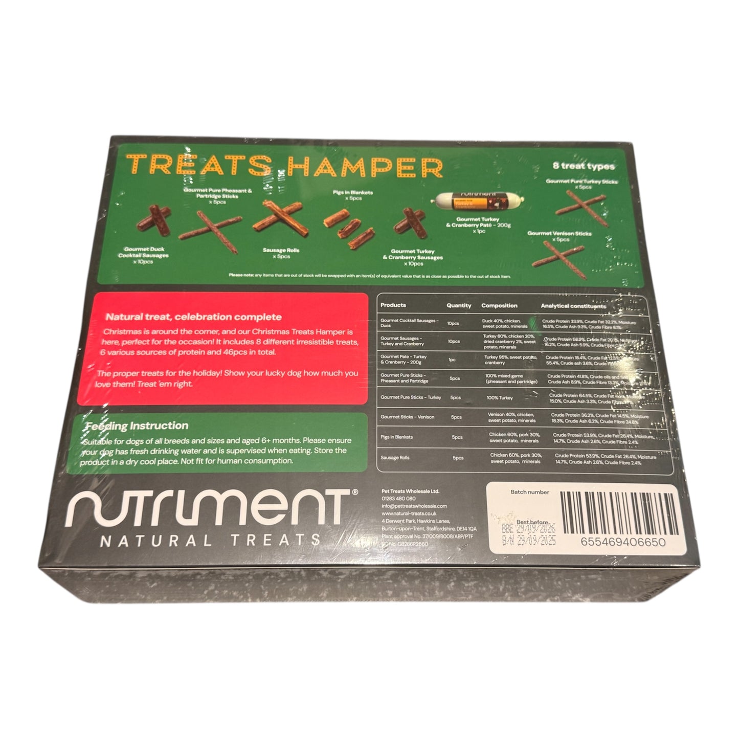 Nutriment - Christmas Treats Hamper for Dogs