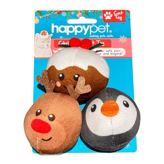 Happy Pet - Cat Christmas Rattle Balls