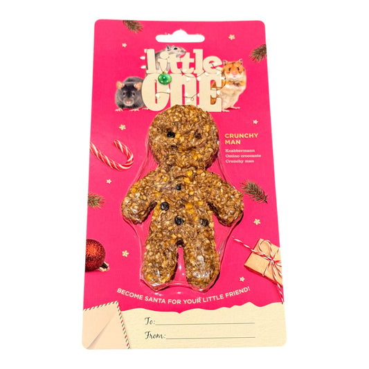 Little one - Christmas Crunchy man for Hamsters and rodents
