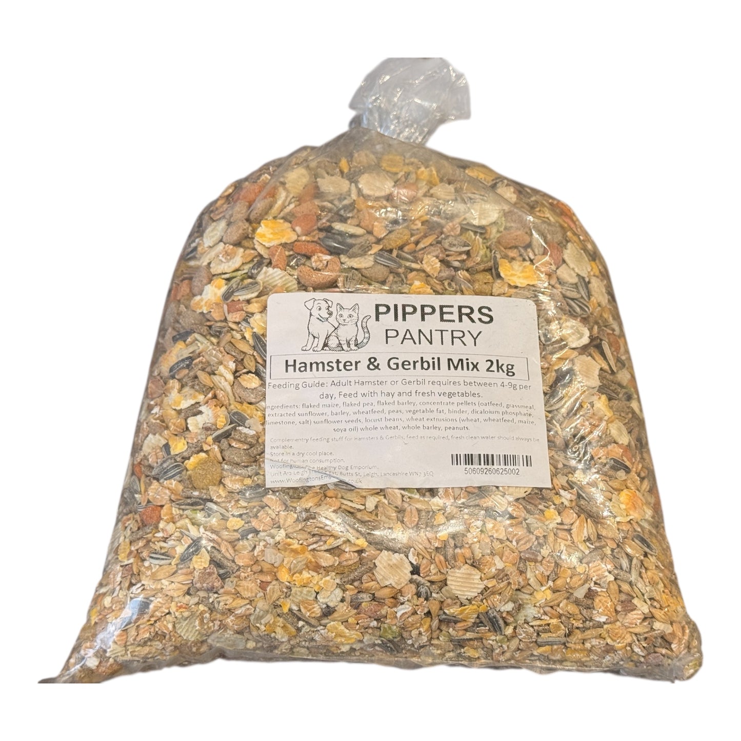 Pippers Pantry - Hamster & Gerbil Feed 2kg