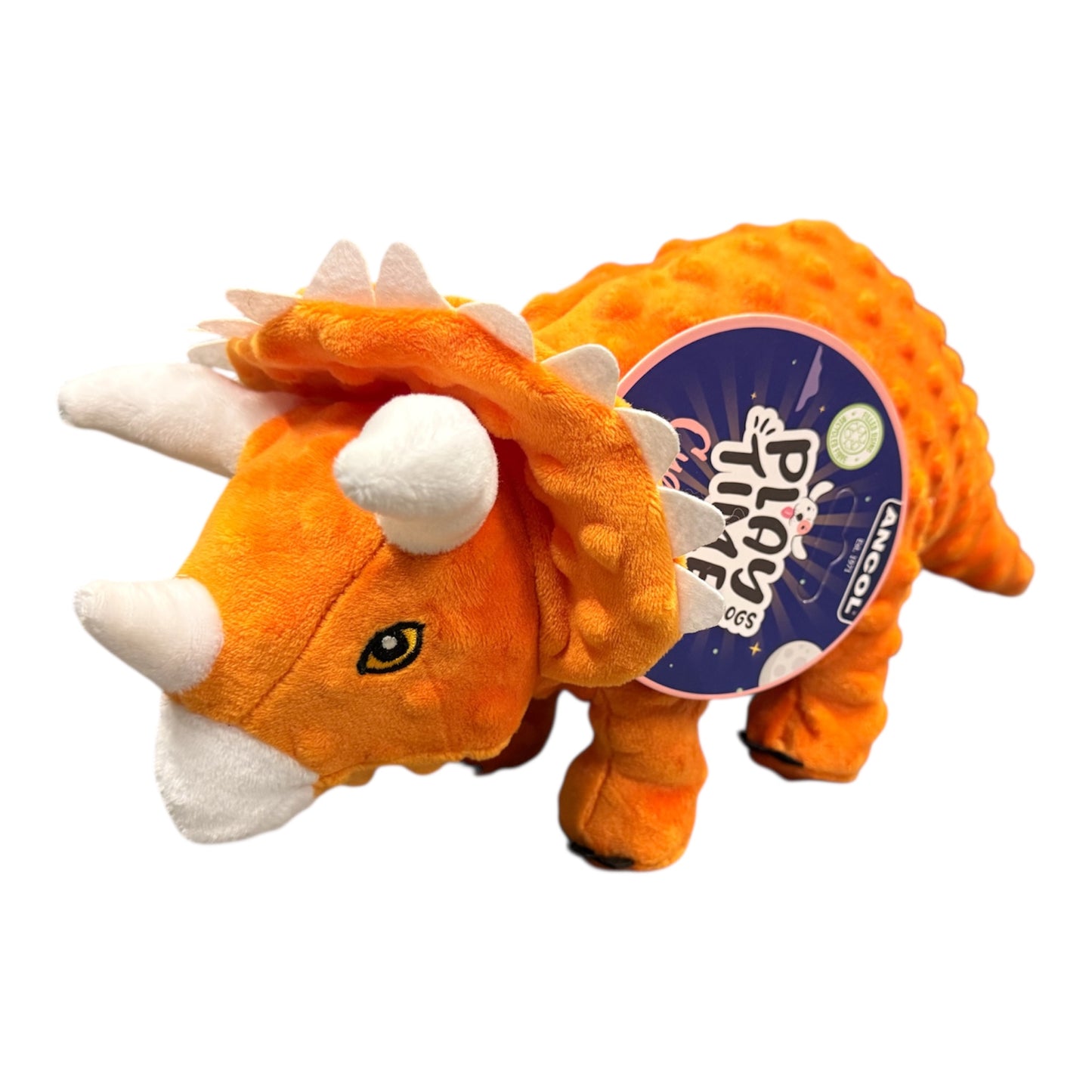 Stegosaurus Plush Dog Toy