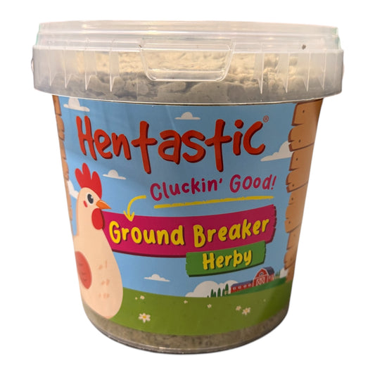 Hentastic Ground Breaker Herby XL Pecking Treat (1.4kg) – Natural Chicken Treat for Hens