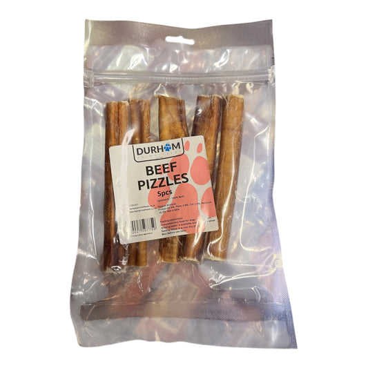 Durhams Beef Pizzle 5pk