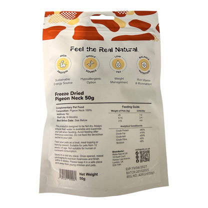 Waita freeze dried - Pigeon Neck - dog and cat treat 50g