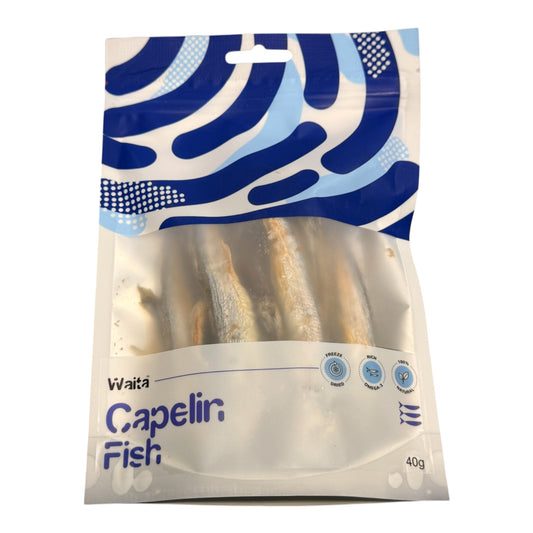 Waita freeze dried - Capelin Fish Fillet - dog and cat treat 40g