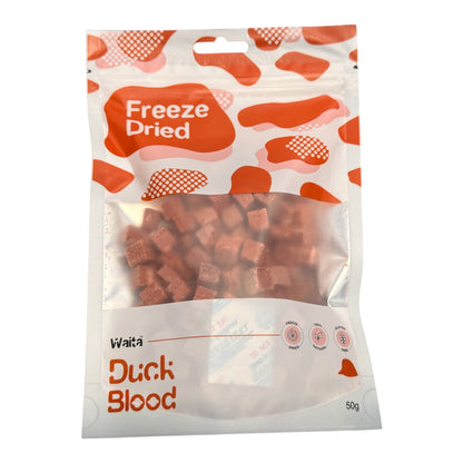 Waita freeze dried - Duck Blood - dog and cat treat 50g