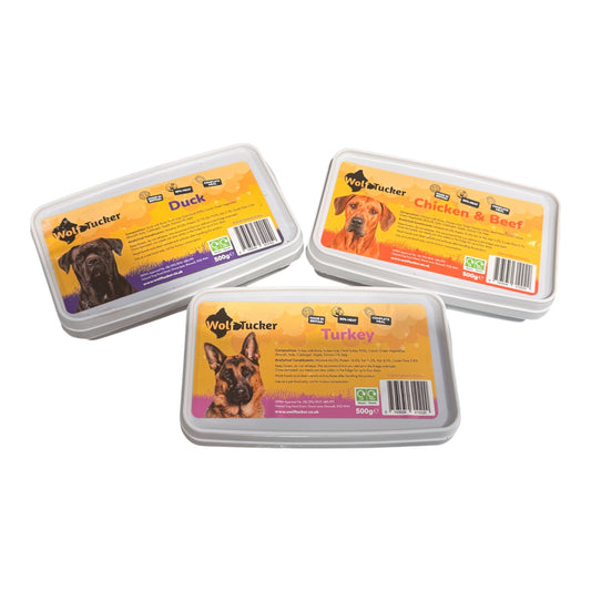 Wolf Tucker - 500g - Frozen Raw Dog Food