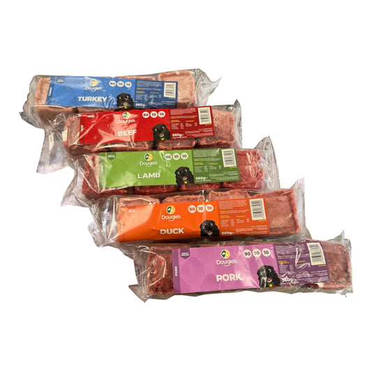 Dougies - Raw Dog Food - 560g - 80/10/10