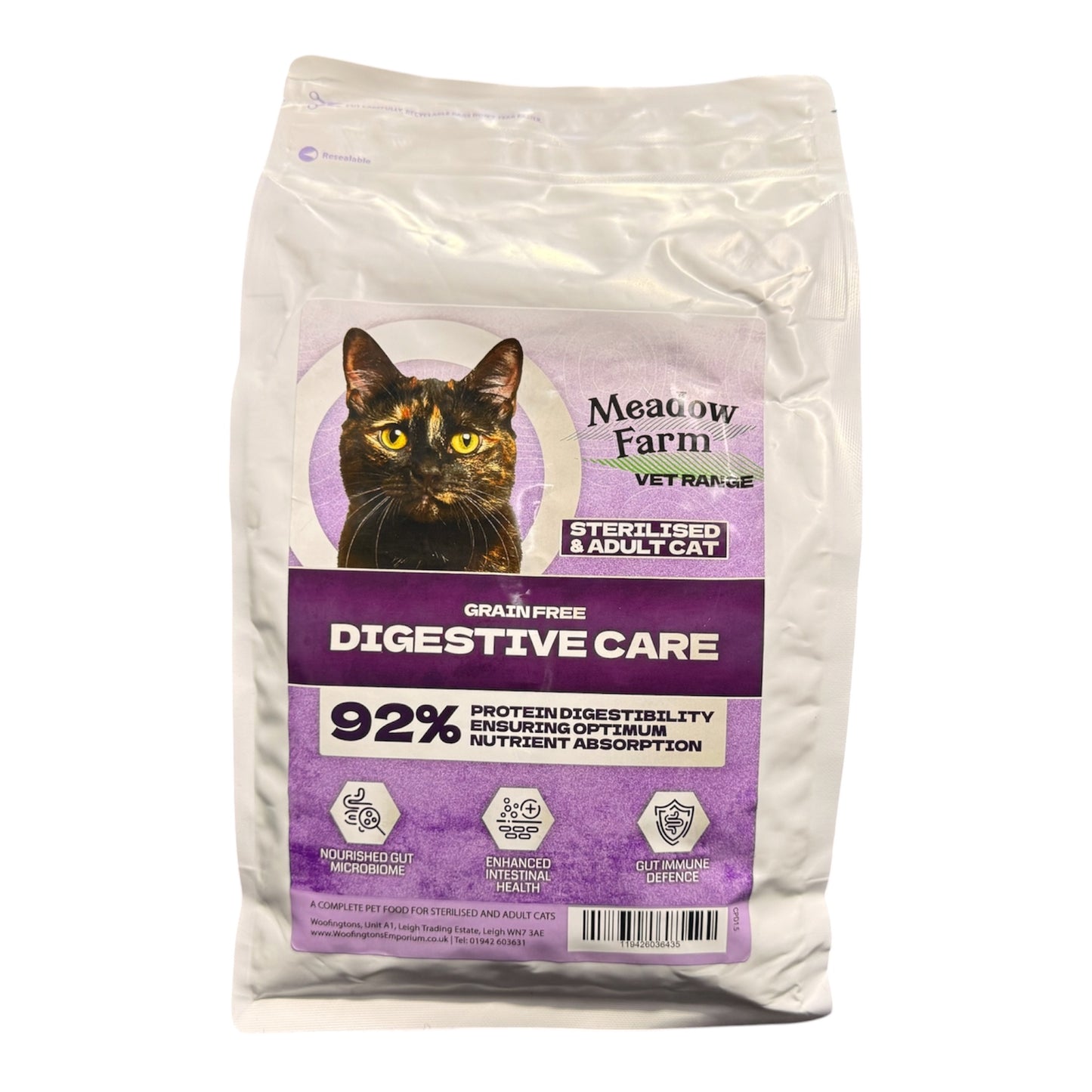 Meadow Farm Vet Range Digestive Care Cat Food 1.5kg