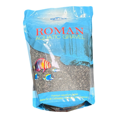 Roman Aquatic Gravel Natural 2kg (jet Black)