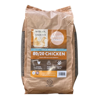 Meadow Farm Cold Pressed Chicken 80/20 Dog Food