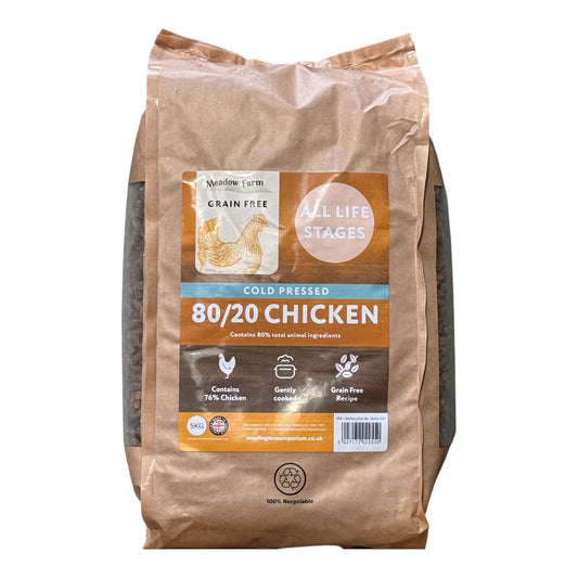 Meadow Farm Cold Pressed Chicken 80/20 Dog Food