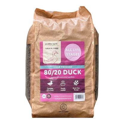 Meadow Farm Cold Pressed Duck 80/20 Dog Food