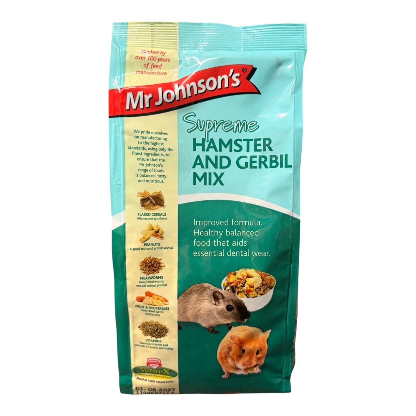 Mr Johnson’s Supreme Hamster & Gerbil Mix 900g