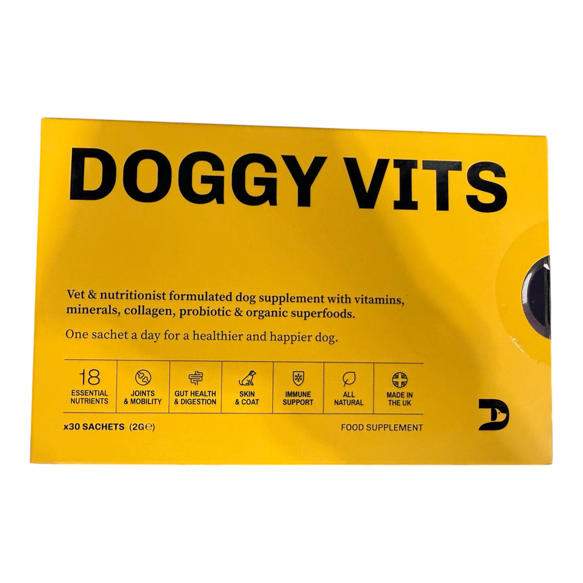 Doggy Vits Daily Wellness Sachets for Dogs 30 Sachets – available from Woofingtons