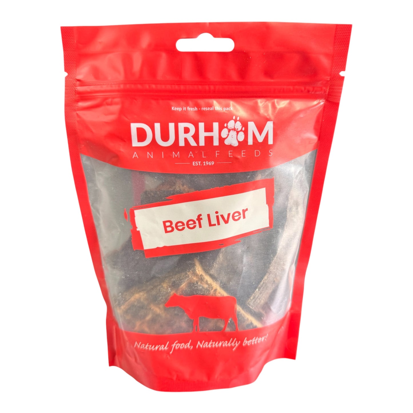 Durham Animal Feeds Beef Liver | Natural Dog Treat 200g